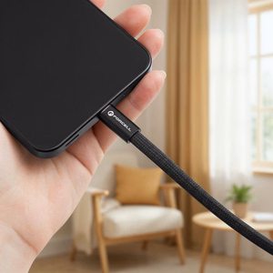 Kaabel USB C USB C Forcell F-Energy QC4.0 PD 3A 60W Cafule Flat 1,2 m CCFN23 must