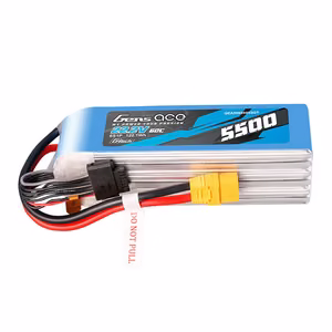 Gens Ace G-Tech 5500 mAh 22,2 V 60C 6S1P LIPO aku XT90-pistikuga