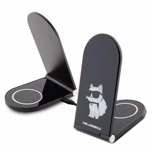 Karl Lagerfeld Choupette MagSafe induction laadija 15W, foldable 2in1 - must