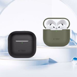 Tech-Protect Silicone Ümbris jaoks Apple AirPods 4 - Must
