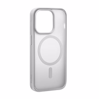 Puro Gradient MagSafe Silicone Ümbris jaoks iPhone 15 Pro Max - Hõbedane