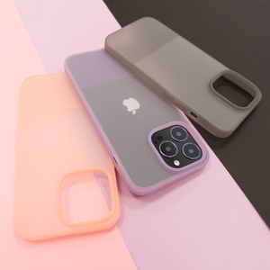 Kingxbar Plain seeria ümbris iPhone 13 Pro Max silikoonist ümbris lilla