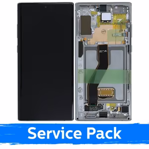 LCD Ekraan ühilduv Samsung N975 Note 10 Plus-ga koos raamiga / Aura Glow / (Service Pack)