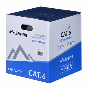 Lanberg LCS6-11CU-0305-S võrgukaabel 305 m Cat.6 SFTP CPR+ Fluke hall