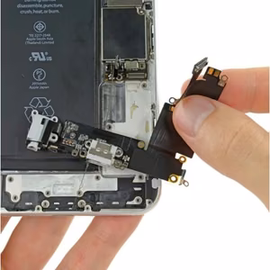 Laadimisport ühilduv Apple iPhone 6 Plus 5.5'' flex-kaabliga / valge / OEM