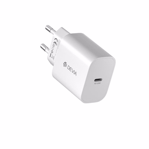 Devia Smart PD GaN seinalaadija, 30 W, 1 × USB-C, valge