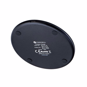 Juhtmevaba laadija Forcell F-Energy Qi QC 15W + data kaabel USB C to USB A must