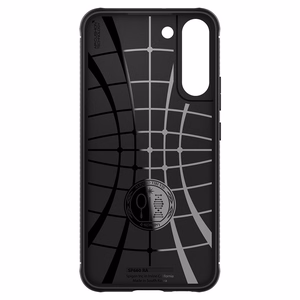 Spigen Rugged Armor ümbris Samsung Galaxy S22-le - matt must