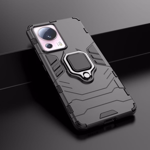 Ring Armor ümbris jaoks Xiaomi 13 Lite armored cover magnetic holder ring must