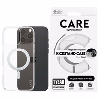 CARE by PanzerGlass Feature Kickstand Ümbris iPhone 16 Pro Max 6.9" hõbedane/hõbedane MagSafe 1328