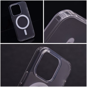 FROST MAG COVER Ümbris compatible with MagSafe jaoks IPHONE 15 Pro frozen läbipaistev