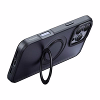 McDodo PC-4932 MagSafe korpus iPhone 16 Pro jaoks koos statiiviga (must)