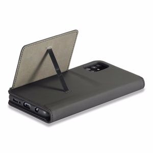 Magnet Card Case для Xiaomi Redmi Note 11 чехол-кошелёк с держателем для карт чёрный