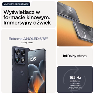 Motorola signature 17,2 cm (6,78 tolli) Dual SIM Android 16.0 5G USB Type-C, 16 GB/512 GB, 5200 mAh, tumesinine