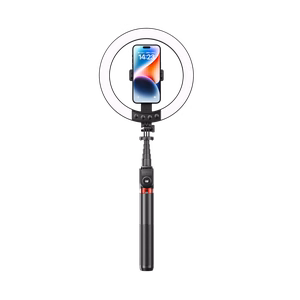 Blavec Selfie Ring lamp Aluminium Aura LED RGB Ring P-50 25cm tripod + remote control + 2,3 metres (RLP50-TRB23) black