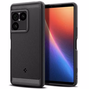 Spigen Rugged Armor ümbris mudelile Sony Xperia 1 VIII – mattmust