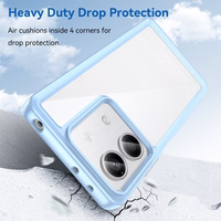 Outer Space Ümbris with gel frame jaoks Xiaomi Redmi Note 13 5G - sinine