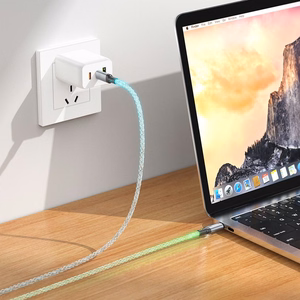 Kaabel USB C to USB C Hoco 3A 60W LED 1 m U112 hall
