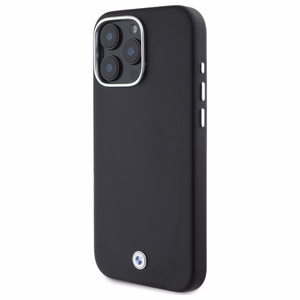 BMW Sign Full Wrapped Metal MagSafe Ümbris jaoks iPhone 16 Pro Max - must