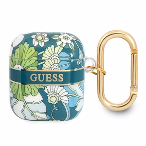Guess GUA2HHFLN AirPodsi ümbris roheline/roheline lillepaelakollektsioon