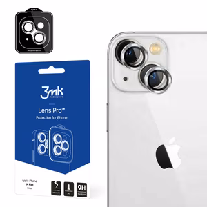 Kaameraklaas iPhone 14 Plus 9H 3mk objektiivi kaitse Pro seeria objektiivile - hõbedane