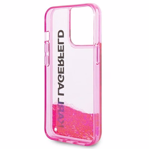 Karl Lagerfeld KLHCP14XLCKVF iPhone 14 Pro Max 6.7 "roosa / roosa hardcase Liquid Glitter Elong