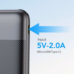 Powerbank Veger L10S (W1105PD) PD QC3.0 2A 20W 10000 mAh black