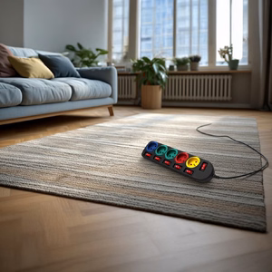 Maclean MCE204M power extension 1.5 m 5 AC outlet(s) Indoor Black, Multicolour