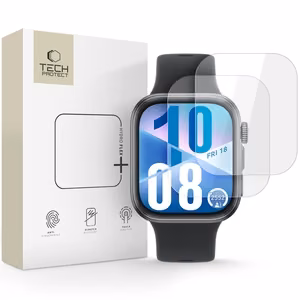 Tech-Protect Hofi Hydro Flex+ 2-pack hydrogel kile jaoks Huawei Watch Fit 3 / 4 - läbipaistev