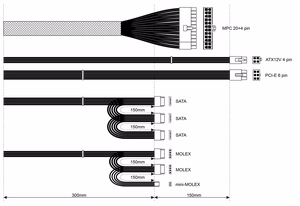 Akyga AK-B1-550 toiteplokk 550 W 20+4 pin ATX ATX hall