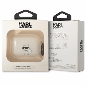 Karl Lagerfeld KLAPHNCHTCT чехол Airpods Pro прозрачный Ikonik Choupette