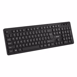 Savio KB-02 klaviatuur kodu/kontor USB QWERTY must