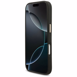 Karl Lagerfeld Big Strap Karl Metal Logo MagSafe Ümbris jaoks iPhone 17 Pro - must