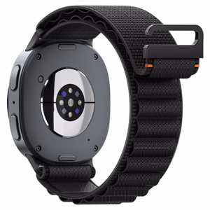 Spigen WBF1 rihm mudelile Samsung Galaxy Watch 40/44/46 mm – must
