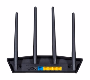 ASUS RT-AX57 juhtmevaba ruuter Gigabit Ethernet kahesageduslik (2.4 GHz / 5 GHz) must