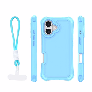 Safepop ümbris rihmaga iPhone 17 6,3" jaoks sinine