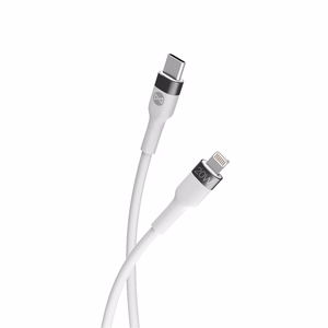 Forever Paindlik kaabel USB-C - Lightning 1,0 m 20W valge