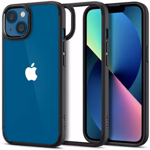 Spigen Ultra Hybrid iPhone 13 ümbris - matt must