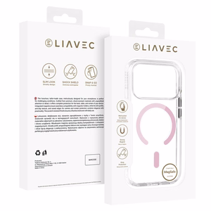 Liavec Pure ümbris kaamera juhtnupuga mudelile iPhone 18 Pro Max/17 Pro Max, roosa