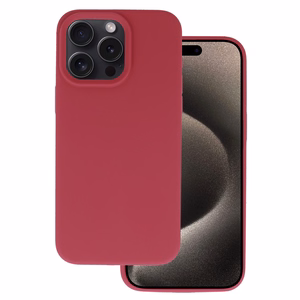 Silicone Lite Ümbris jaoks Iphone 16e burgundia