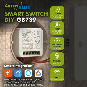 GreenBlue GB739 – süvistatav Wi-Fi nutirelee, 16 A