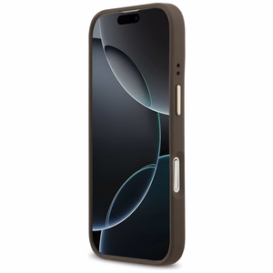 GUESS ümbris jaoks IPHONE 17 compatible with MagSafe GUHMP17SPG4SEMCW (PU W/ 4G Stripe) brown