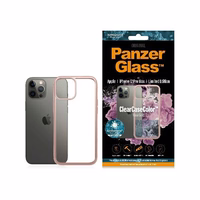 PanzerGlass ClearCase ümbris jaoks iPhone 12 Pro Max - läbipaistev and roosa