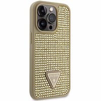 Guess GUHCP14LHDGTPD iPhone 14 Pro 6.1" kuldne/kuldne hardcase Rhinestone Triangle