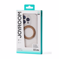 Joyroom JR-16JL6 iPhone 16 Pro Ultra-Thin MagSafe Compatible Ümbris with 360° Ring Alus - kuldne
