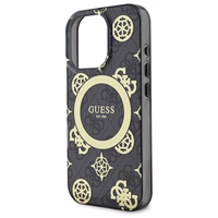 Guess IML Peony jaoks 4G Background MagSafe Ümbris jaoks iPhone 16 Pro Max - must