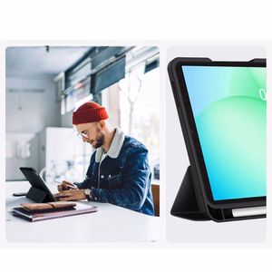 Tech-Protect SmartCase Pen Чехол для Samsung Galaxy Tab A9 / A11 8.7 X110 / X115 / X133 / X135 - чёрный