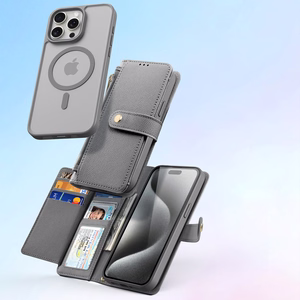 Dux Ducis Lawa Leather Ümbris jaoks iPhone 15 Pro - Hall