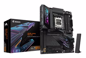 Emaplaat GIGABYTE AMD X870E AM5 ATX DDR5 4 pesa Wi-Fi Bluetooth 4xM.2