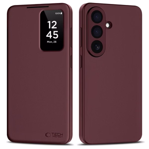 Tech-Protect Wallet чехол для Samsung Galaxy S26+ бордовый